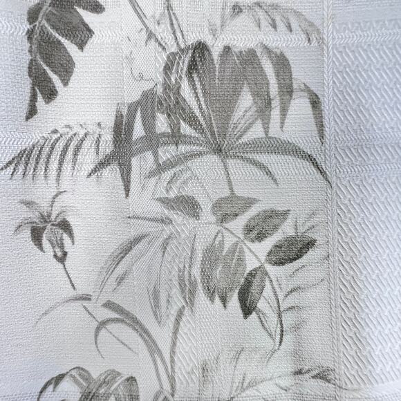 Tommy Bahama Palm Leaf Silk Shirt Mens XL Cream Button Up Short Sleeve Hawaiian - Picture 6 of 12